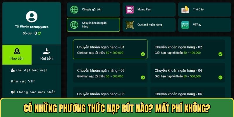Câu hỏi thường gặp khi thực hiện giao dịch